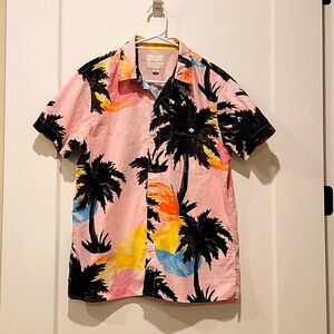 American Eagle Tropical Resort Shirt Medium